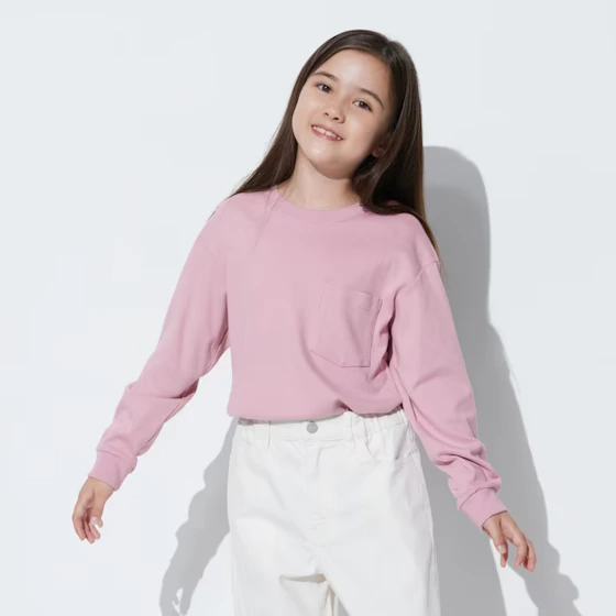 ソフトタッチクルーネックTシャツ(長袖)