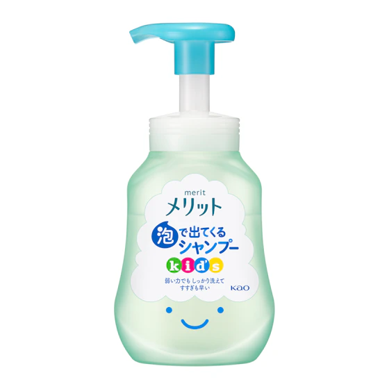 メリット　泡で出てくるシャンプーキッズ　ポンプ